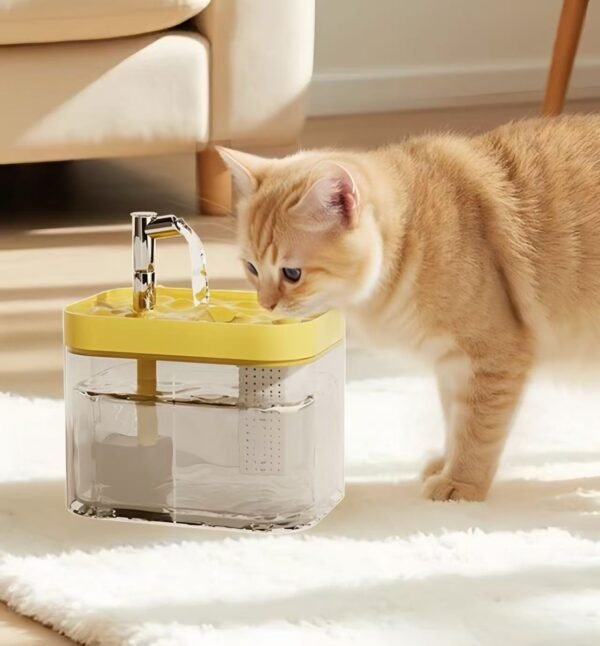 PurrRush Cat Water Fountain for Drinking,1.5L,Water Recycling Automatic Water Dispenser, Silent